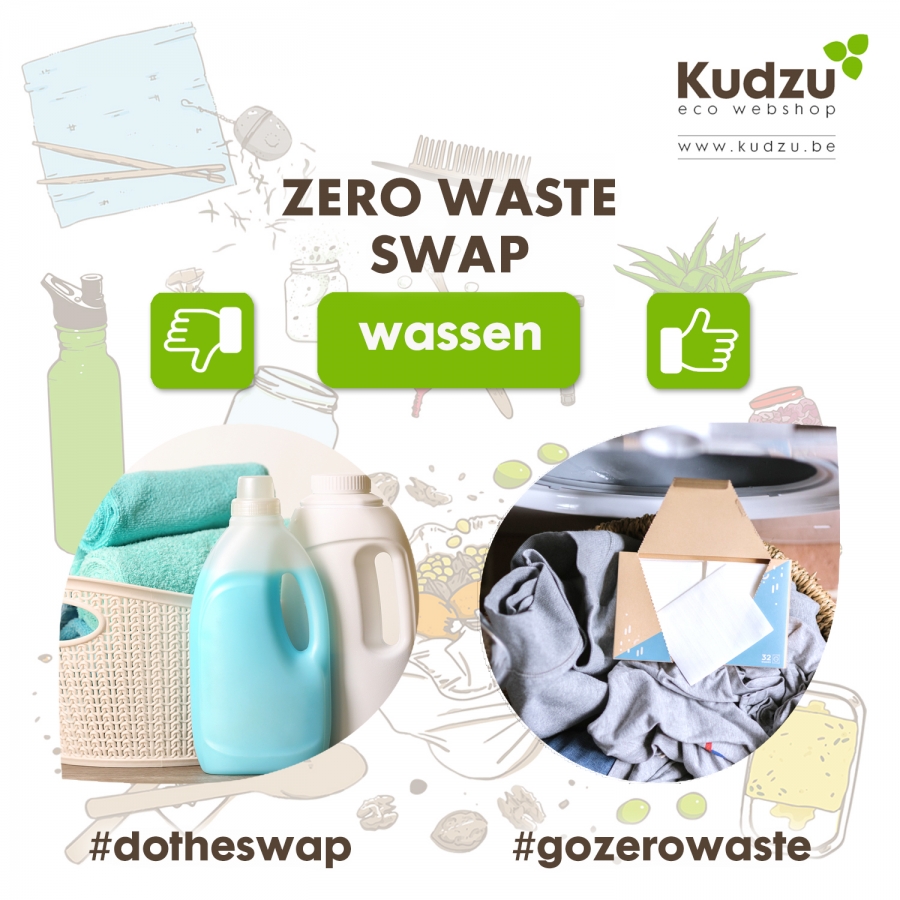 Zero Waste Swap: wasmiddel wordt wasstrip